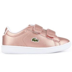 Lacoste Carnaby Evo Strap Metallic Synthetic Trainers